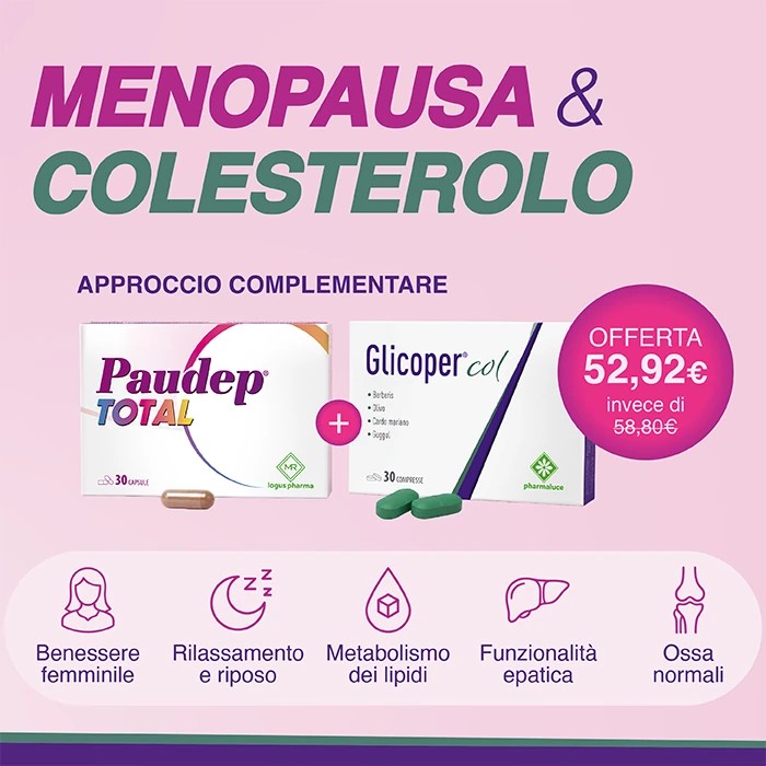 Integratori menopausa e colesterolo
